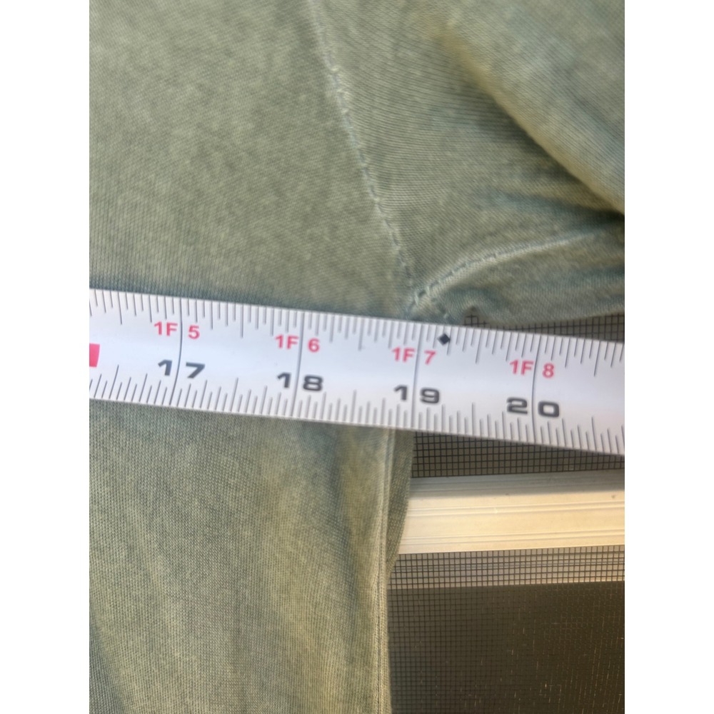 Made in Italy Sage Green Wool Blend Asymmetrical Lagenlook Boho Tunic Dress - Picture 5 of 8